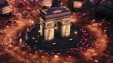 Beautiful City Paris night view