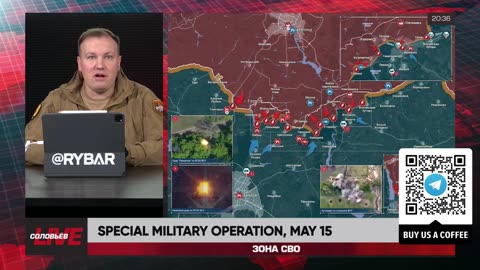 ❗️🇷🇺🇺🇦🎞 RYBAR HIGHLIGHTS OF THE RUSSIAN MILITARY OPERATION IN UKRAINE ON May 15, 2024