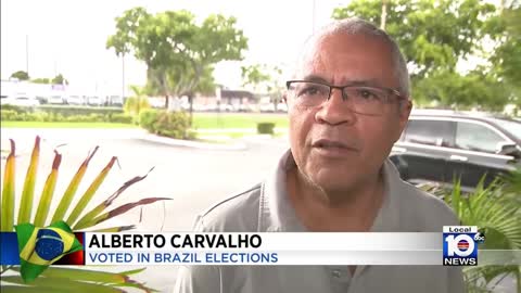 Local Brazilians keeping close eye on country's historic election