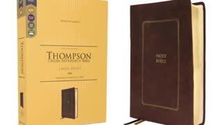 King James Version Thompson Chain-Reference Bible, Large Print, Leathersoft, Red Letter Edition