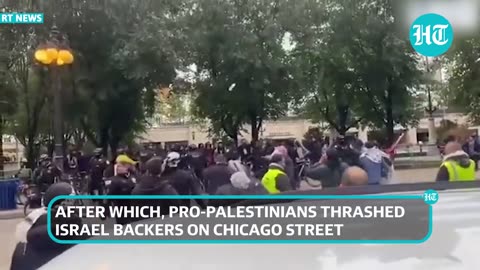 U.S.: Chicago Streets Turn Into Battleground Over Israel-Palestine War | Watch