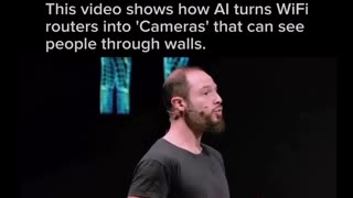 This short clip shows us How Al turns WiFi routers into 'Cameras' that can see people through walls.