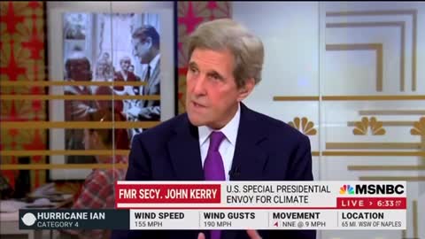 Joe Biden‘s climate czar John Kerry out cheerleading for China.