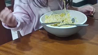 This Is How To Eat Noodle