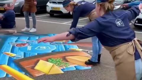 Amazing 3D Street Art Creation