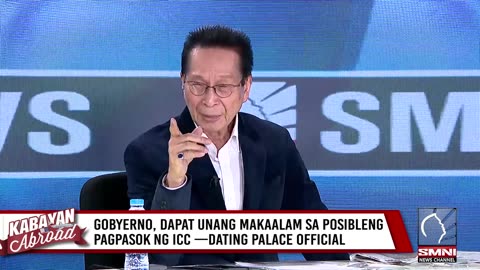 Gobyerno, dapat unang makaalam sa posibleng pagpasok ng ICC —dating palace official