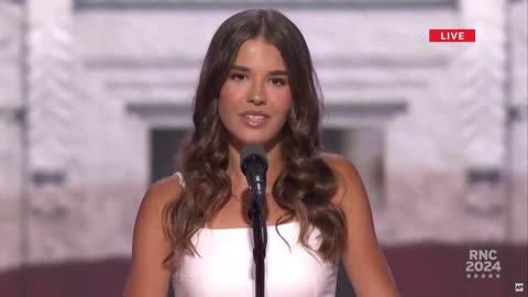 Trumps Grand Daughter gives speach at RNC