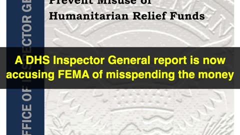 $110 Million in FEMA Funds for Illegals Misspent, Report Claims