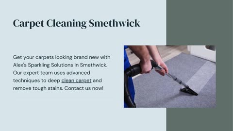 Carpet Cleaning Smethwick