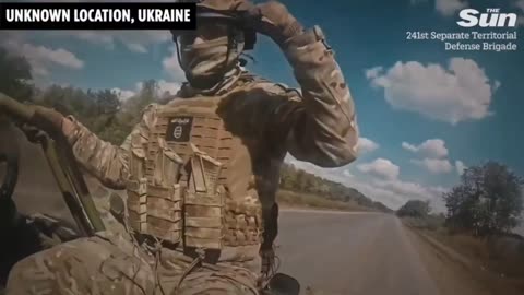 Sun news published a video of Ukrainian fighters wearing ISIS chevrons