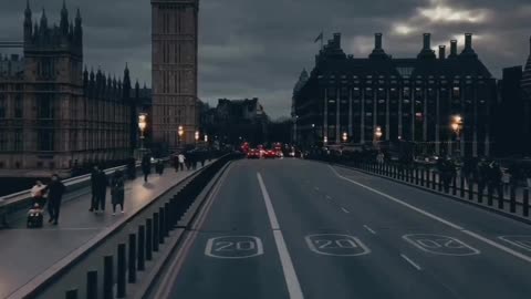 CloudyNight View in London | with | Turkish Music | 2023