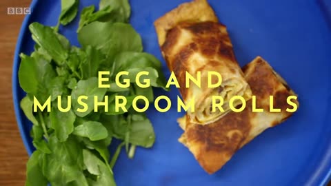 Egg and mushroom roll recipe