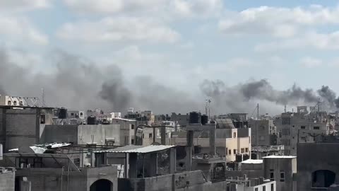Intensive battles in Jabaliya, Gaza today