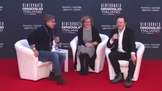 Elon Musk Rips The Woke Mind Virus While In Italy