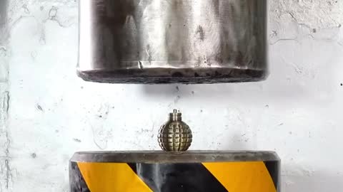 Hydraulic Press vs Grenade