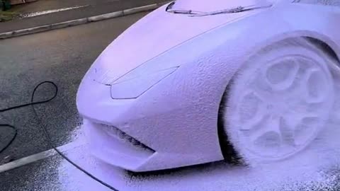 How do you clean your Lamborghini?