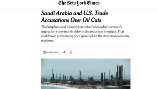 UK Column News - 14th October 2022 - US Threatens Saudis With Sanctions