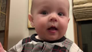 Baby Overwhelmed By Happy Reaction