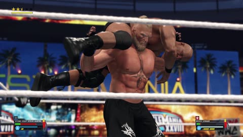 WWE 2K23: Stone Cold Steve Austin VS Brock Lesnar - Highlights