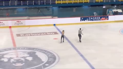 *Scary Fall - Please Beware* - Ashley CAIN / Timothy LEDUC, GOLDEN SPIN ZAGREB PAIRS FS Dec.-10