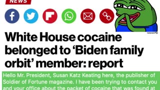 NewsFlash - The Cocaine Belonged to Someone in The Biden Family Orbit 😂😂