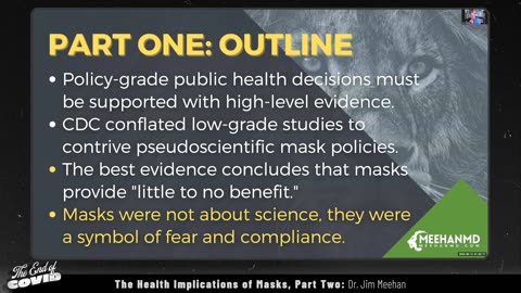 THE HEALTH IMPLICATIONS OF MASKS Dr. Jim Meehan, Dr. Mari Arce & Jacob Diaz