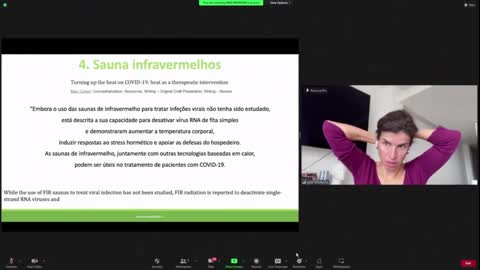 Dra Ana Moreira no congresso internacional médico-científico sobre a Gestão da Pandemia