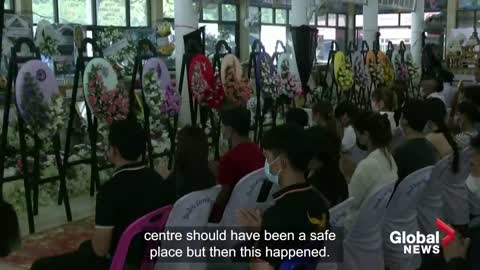 Thailand massacre: Funerals begin for victims of daycare attack