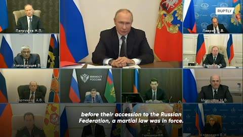 Putin declares martial law in four new subjects of Russian Federation