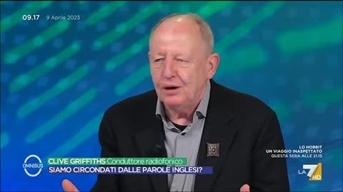 LA7 - Intervista a Clive Malcolm Griffiths da Omnibus-Mattina di Domenica 9 Aprile 2023