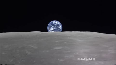 Most Incredible Scene. Earth Rise From Space