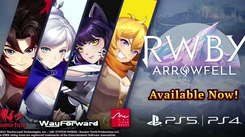 RWBY Arrowfell - Launch Trailer PS5 & PS4 Games