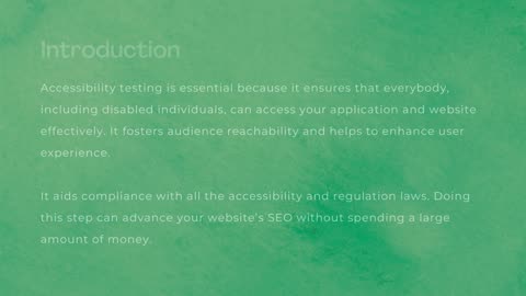 Accessibility testing and its importance