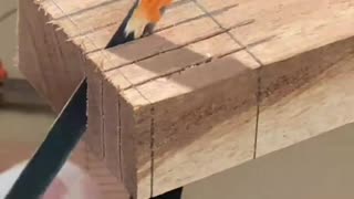 How finger joint joinery is done on wooden drawers.