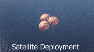 space ship satellite deployment
