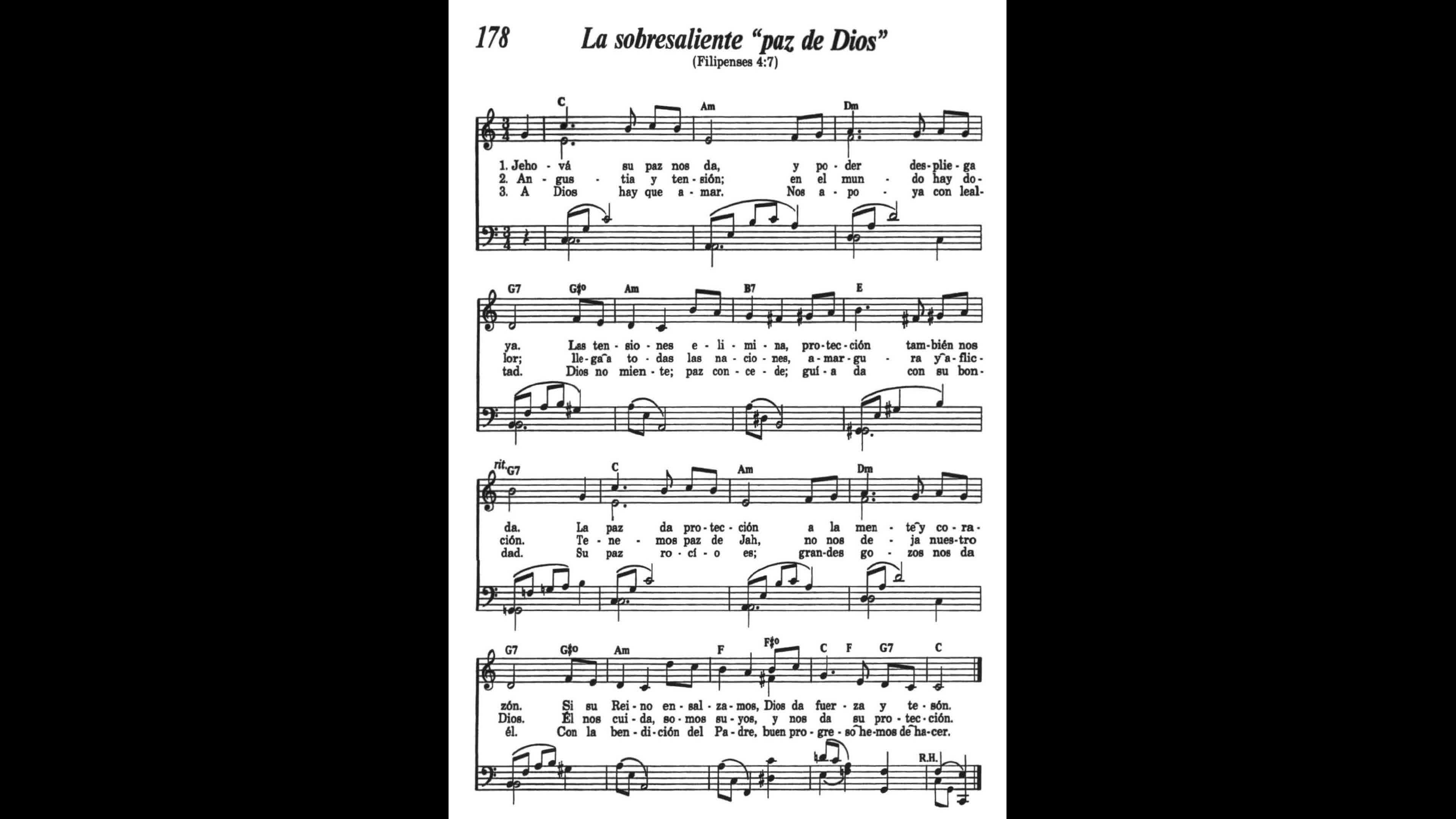 Canciones Del Reino De Los Testigos De Jehová 120 La sobresaliente paz de Dios (Canción 178 de Canten Alabanzas a Jehová)