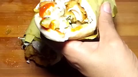 Street Food Zinger Shawarma recipe