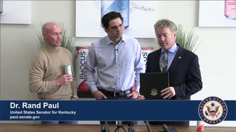 Dr. Rand Paul Honors Phocus Energy as S.B.C.'s Small Business of the Week