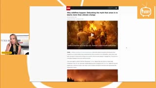 MEDIA BUSTED FOR LYING ABOUT CAUSE OF WILDFIRE