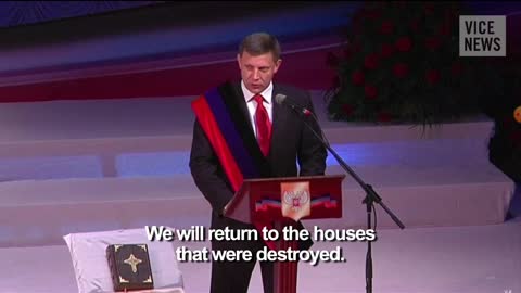 Ukraine after war. Zakharchenko become Donetsk Republic president