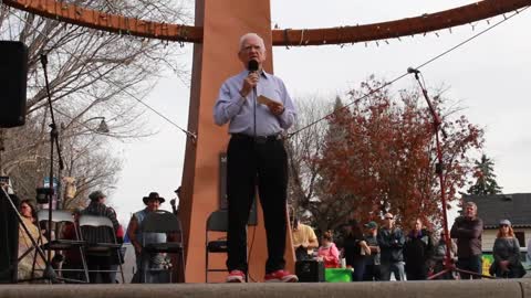 Dr. Roger Hodkinson at Okotoks Alberta Freedom Rally Oct 17 2021