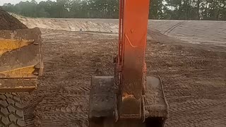 Loading an off-road dump truck, no music in background.