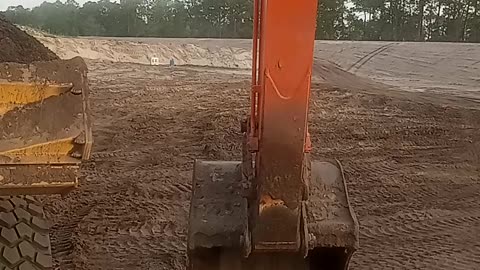 Loading an off-road dump truck, no music in background.