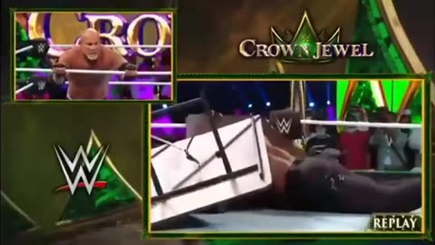 Must Watch " Gold Berg Vs Booby Lashely In Crown Jewel"