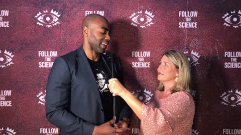 Actor Clifton Duncan LIVE at the world premiere of "Follow The Science: Lockdowns Go Viral"