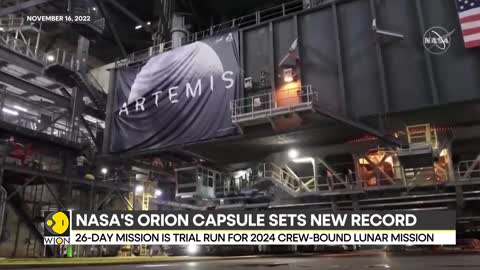 NASA's Orion spacecraft sets new milestone distance record _ World News _ English News _ WION