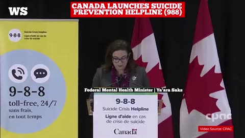 Canada launches suicide prevention helpline