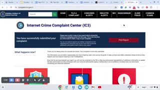 Email to the FBI Internet Crime Complaint Center (IC3) about NYC law enforcement sabotaging me.