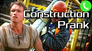 Arnold Calls a Construction Company - Prank Call