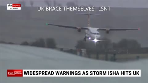 Widespread Warnings In UK - A Storm Isha HITS!